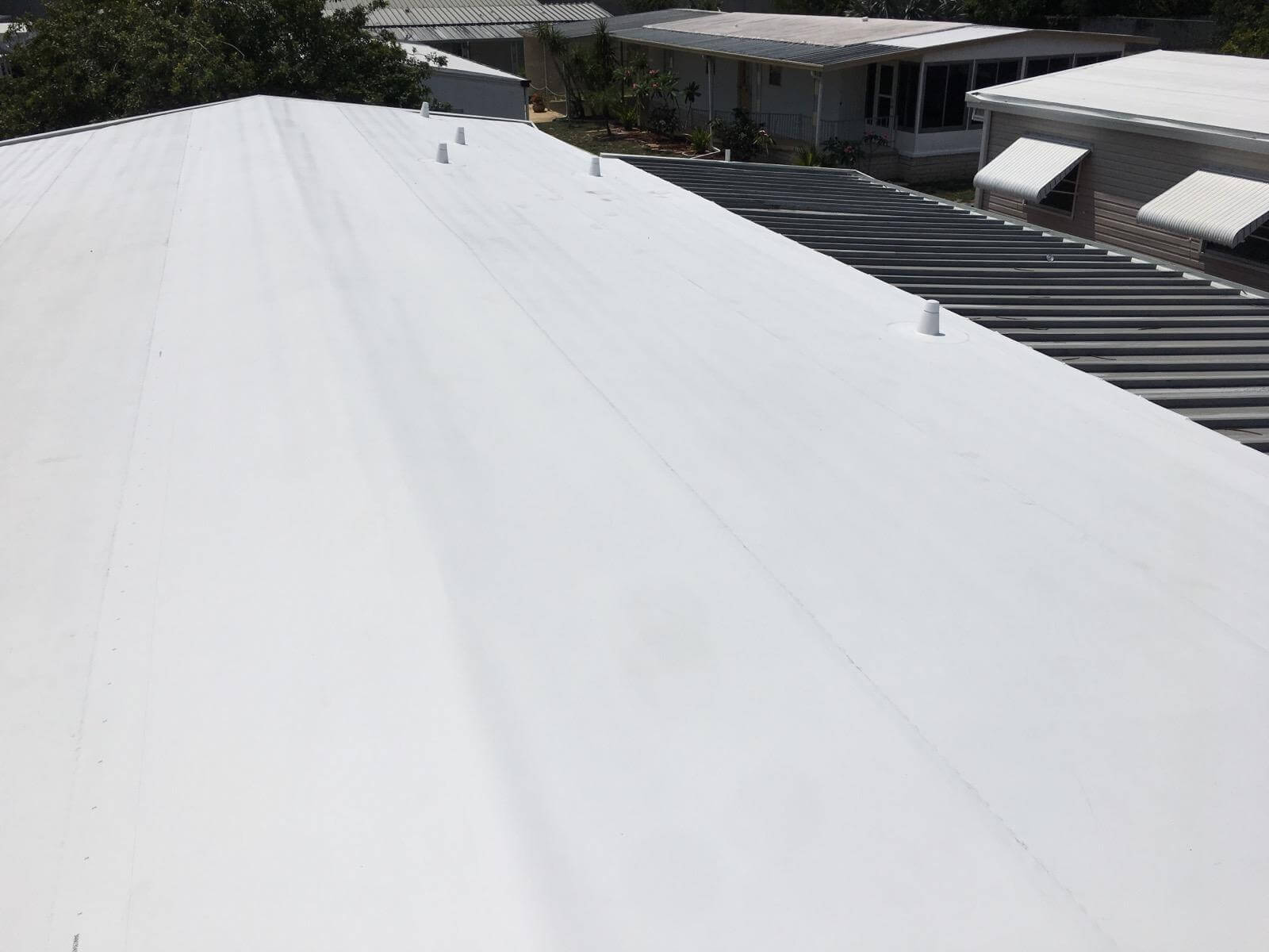 Mobile Home Roof Over in Largo, FL. Mobile Home Roof Over in Largo, FL.