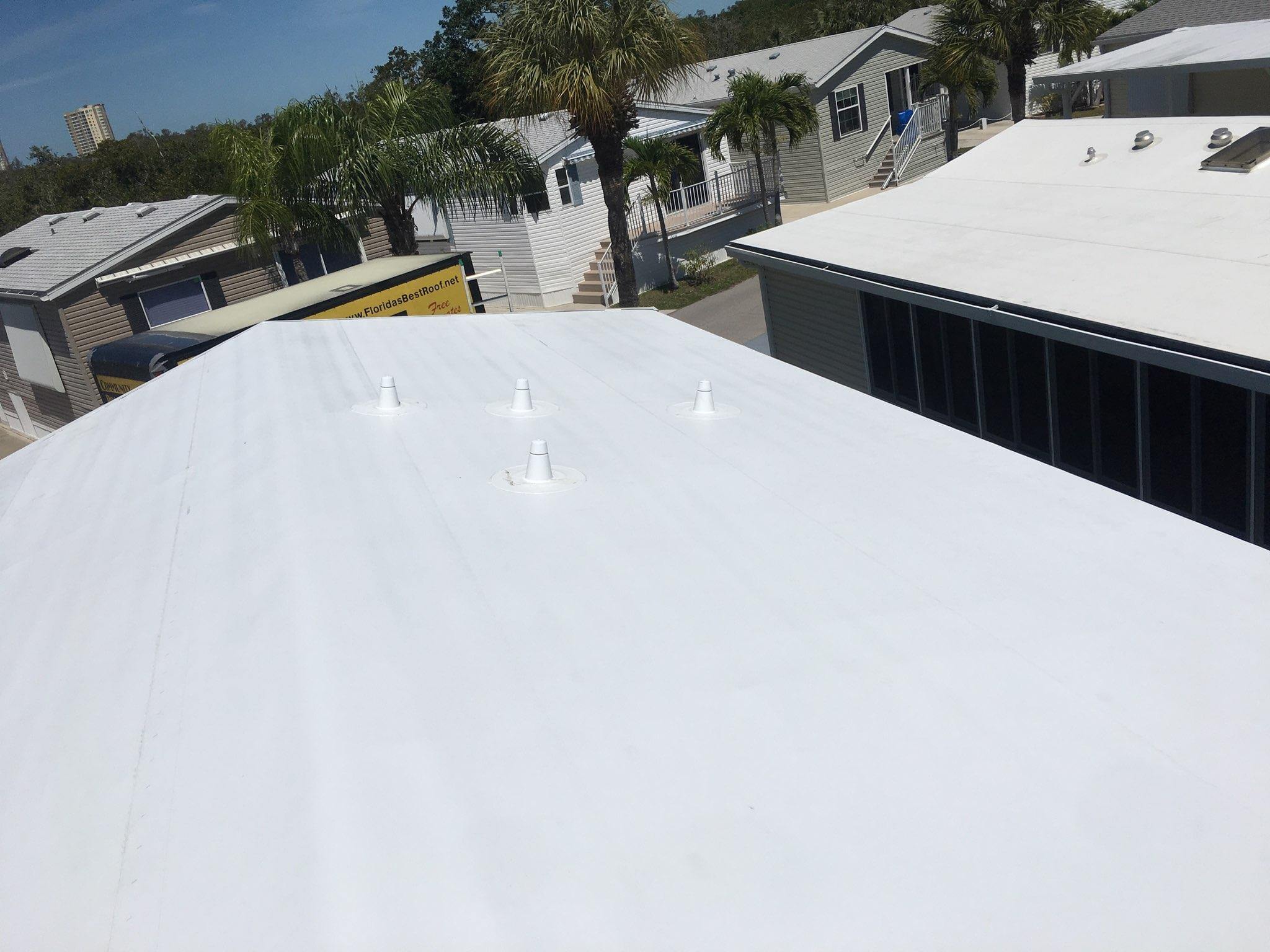 Moible Home Roof Over Moible Home Roof Over