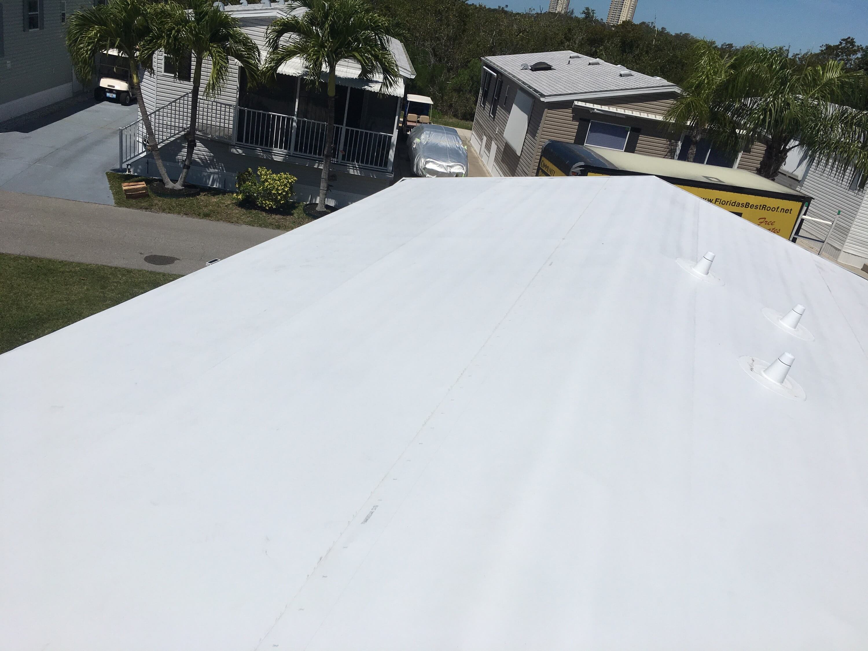 Moible Home Roof Over Moible Home Roof Over