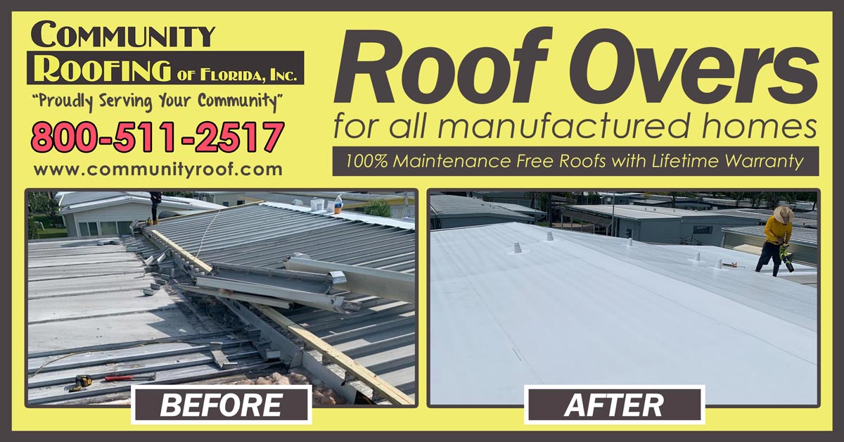 Manufactured Home Roof Replacement, Largo, FL Manufactured Home Roof Replacement, Largo, FL