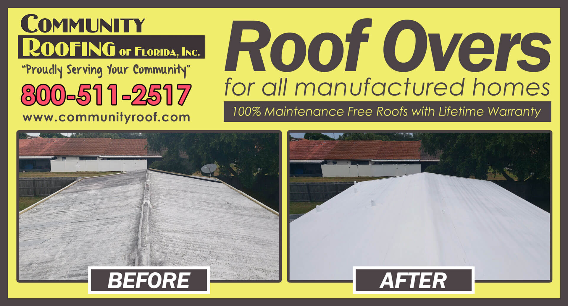 Mobile Home Roof Over Largo FL Mobile Home Roof Over Largo Florida
