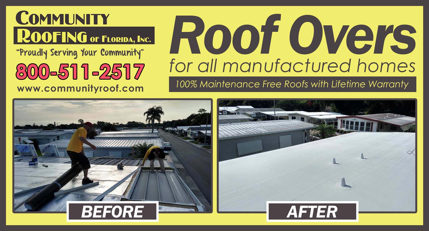 Manufactured Home Roof Replacement - Largo, FL Manufactured Home Roof Replacement - Largo, FL